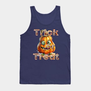 Scary Pumpkin Trick or Treat Tank Top